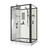 Душевая кабина Niagara Standart 120x90 см ST120/90/15Q/BL/BK (безсиликоновая сборка) чёрный/прозрачное фото 3