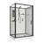 Душевая кабина Niagara Standart 120x90 см ST120/90/15Q/BL/BK (безсиликоновая сборка) чёрный/прозрачное фото 2