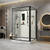 Душевая кабина Niagara Standart 120x90 см ST120/90/15Q/BL/BK (безсиликоновая сборка) чёрный/прозрачное фото 7