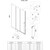 Душевая дверь Veconi Premium Prato 300 150 см PR3/L-150-01-GR-C4, графит брашированный/прозрачное фото 8
