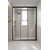 Душевая дверь Veconi Premium Prato 300 110 см PR3/L-110-01-B-C4, чёрный матовый/прозрачное фото 4
