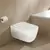 Инсталляция с подвесным унитазом комплект: Grohe Rapid SL 38772001 с подвесным безободковым унитазом Azario Flavia AZ-0076-UQ1 сиденье микролифт, крепление, с кнопкой смыва хром (Система смыва торнадо) фото 14