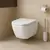 Инсталляция с подвесным унитазом комплект: Grohe Rapid SL 38772001 с подвесным безободковым унитазом Azario Cascad AZ-2303-A сиденье микролифт, крепление, с кнопкой смыва хром (Система смыва торнадо) фото 19