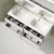 Тумба подвесная с раковиной Sancos Snob T 140 см SNT70W, Bianco (раковина Grace CN7022wx) фото 4