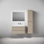 Тумба подвесная с раковиной Sancos Snob T 90 см SNT90CE, Beige Soft (раковина Grace CN7019wx) фото 6