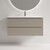 Тумба подвесная с раковиной-столешницей Sancos Snob R 390 100 см SNR100/39CE, Beige Soft (раковина Compact CN7027) фото 