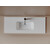 Тумба подвесная с раковиной-столешницей Sancos Snob R 390 100 см SNR100/39SM, Doha soft (раковина Compact CN7027) фото 7