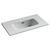 Тумба подвесная с раковиной-столешницей Sancos Snob R 390 70 см SNR70/39W, Bianco (раковина Compact CN7029) фото 3