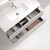 Тумба подвесная с раковиной-столешницей Sancos Snob R 390 90 см SNR90/39W, Bianco (раковина Compact CN7030) фото 5