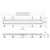 Трап Veconi Stesso Line 70 см VSL700G, золото брашинг фото 2