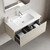 Тумба подвесная с раковиной-столешницей Sancos Snob R 1.0 90 см SNR1.090CE, Beige soft (раковина Element CN7002) фото 5