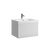 Тумба подвесная с раковиной Sancos Snob R 1.0 60 см SNR1.060W, Bianco (раковина Element CN7001) фото 3