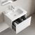 Тумба подвесная с раковиной Sancos Snob R 1.0 60 см SNR1.060W, Bianco (раковина Element CN7001) фото 5