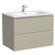 Тумба подвесная с раковиной-столешницей Sancos Snob R 70 см SNR70CE, Beige Soft (раковина Element CN7007) фото 2