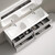 Тумба подвесная с раковиной-столешницей Sancos Snob R 160 см SNR80W, Bianco (раковина Grace CN7023) фото 4
