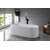 Ванна отдельностоящая BelBagno Solid Surface 170х75 см BB-BOHEME-170-75-55-SSB, белый матовый фото 4