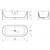 Ванна отдельностоящая BelBagno Solid Surface 170х75 см BB-BOHEME-170-75-55-SSB, белый матовый фото 6