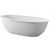 Ванна отдельностоящая BelBagno Solid Surface 170х77 см BB-MARINO-170-76-54-SSB, белый матовый фото 4