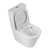 Унитаз-компакт безободковый BelBagno TORNADO FLAY-TOR BB2149CP-TOR/SC с тонкой крышкой микролифт (система смыва Торнадо) фото 5
