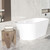 Ванна отдельностоящая Cezares Solid Surface COMFORT 170x75 см CZR-COMFORT-170-75-53-SSB-HND, белый матовый фото 2