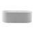 Ванна каменная Cezares Solid Surface 170x80 см CZR-METAURO-WALL-170-80-55-SSB, белый матовый фото 2