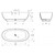 Ванна отдельностоящая Cezares Solid Surface 170x80 см CZR-RELAX2.0-170-80-56-SSB, белый матовый фото 5