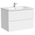 Тумба подвесная с раковиной Sancos Folk 70 см FL70W, Bianco (раковина Element CN7007) фото 