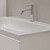 Тумба подвесная с раковиной Sancos Folk 80 см FL80W, Bianco (раковина Grace ​CN7012) фото 4
