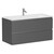 Тумба подвесная с раковиной Sancos Folk 100 см FL100GS, Grey soft (раковина Grace ​CN7013​) фото 