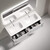 Тумба подвесная с раковиной-столешницей Sancos Very 140 см VR70W, Bianco (раковина Grace ​CN7022wx​) фото 5