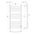 Полотенцесушитель электрический Apextermo Умбра П10 500x1000 мм UM00105BM (скрытое подключение) чёрный фото 7