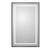 Зеркало BelBagno 50x80 см SPC-KRAFT-500-800-LED-TCH-WARM-NERO фото 