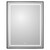 Зеркало BelBagno 70x90 см SPC-KRAFT-700-900-LED-TCH-WARM-NERO фото 
