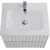 Тумба подвесная с раковиной Art&Max Elegant AM-ELEGANT-600-2C-SO-BM-LED 60 см (раковина AM7110-60) белый матовый фото 3