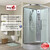 Душевая кабина Avacan 110x80 см EM2811RNT, хром/прозрачное (безсиликоновая сборка) фото 4