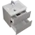 Тумба подвесная с раковиной Art&Max Elegant AM-ELEGANT-600-2C-SO-GCM-LED 60 см (раковина AM7110-60) светло-серый матовый фото 4