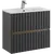 Тумба подвесная с раковиной Art&Max Elegant AM-ELEGANT-600-2C-SO-GM-LED 60 см (раковина AM7110-60) серый матовый фото 