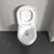 Унитаз подвесной безободковый Villeroy&Boch Skyla 5656CL01 с крышкой микролифт (система смыва TwistFlush) фото 6