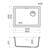Кухонная мойка Omoikiri Kata 56-U/I Side bl 4997583, чёрный фото 12