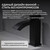 Смеситель для раковины Abber Wasserfall AF8610B, черный матовый, Цвет производителя: чёрный матовый фото 6