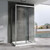 Душевое ограждение Abber Schwarzer Diamant 140х70 см AG30140H-S70-S70, хром/прозрачное фото 3