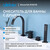 Смеситель для ванны Abber Wasserfall AF8613B, черный матовый, Цвет производителя: чёрный матовый фото 2
