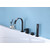 Смеситель для ванны Abber Wasserfall AF8613B, черный матовый, Цвет производителя: чёрный матовый фото 9
