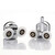 Душевое ограждение Abber Schwarzer Diamant 100x80 см AG01180M, хром/матовое фото 4
