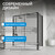 Душевое ограждение Abber Komfort 130х100 см AG93130B-S102B (стекло 8 мм) чёрный/прозрачное фото 11