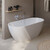 Ванна отдельностоящая BelBagno UNO 165x75 см BB701-1650-750-K фото 