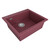 Кухонная мойка Paulmark Decoration 56 PM935650-ME, красный фото 3
