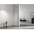 Душевая перегородка Loranto Кронос 90 см AZ-6310-90-BGM-CL (стекло 8 мм) вороненая сталь/прозрачное фото 2