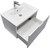 Тумба подвесная с раковиной Comforty Муром 70П 70 см 00-00022457CF фото 8
