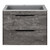 Тумба подвесная с раковиной Vincea Кьяра 2D (Chiara 2D) 60 см VMC-2C2600GS (раковина VCB-13600G) серый камень фото 
